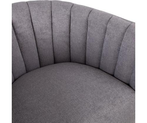 Nojatuoli TUCKER 78x71xH69cm harmaa, polyesterikangas, metalli