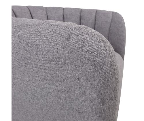 Nojatuoli TUCKER 78x71xH69cm harmaa, polyesterikangas, metalli