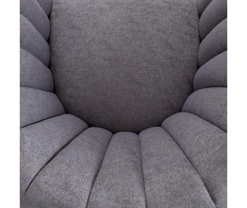 Nojatuoli TUCKER 78x71xH69cm harmaa, polyesterikangas, metalli