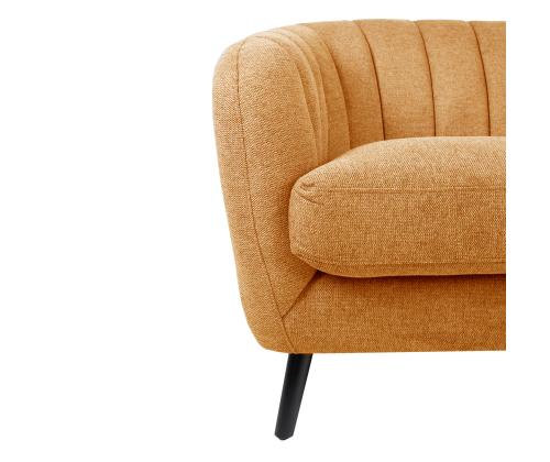 Nojatuoli MELODY oranssi, 100x88xH76cm, puu, vaneri, polyesterikangas