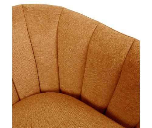 Nojatuoli MELODY oranssi, 100x88xH76cm, puu, vaneri, polyesterikangas