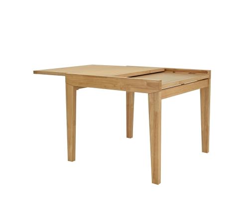 Ruokapöytä BOWEN 90+90x90xH76cm, tammi