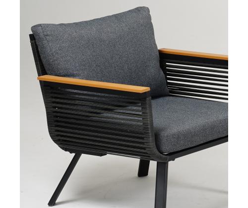 Puutarhakalusteet MALAGA pöytä, sohva ja 2 tuolia