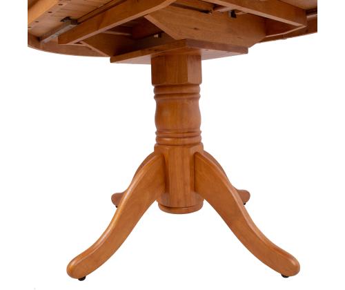 Ruokapöytä MIX & MATCH D90/120xH74cm, vaalea tammi