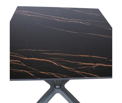 Pöytä BEIDA 70x70xH72cm, ruskea