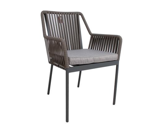 Tuoli ANDROS 56x57xH85cm, harmaa/tape