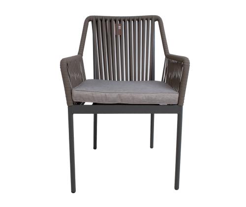 Tuoli ANDROS 56x57xH85cm, harmaa/tape