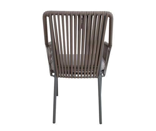 Tuoli ANDROS 56x57xH85cm, harmaa/tape