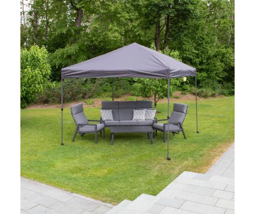 Puutarhakalusteet CASPER pöytä, sohva ja 2 tuolia