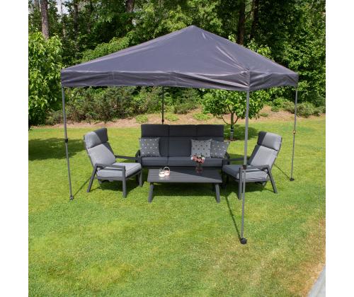 Puutarhakalusteet CASPER pöytä, sohva ja 2 tuolia