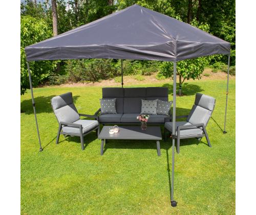 Puutarhakalusteet CASPER pöytä, sohva ja 2 tuolia