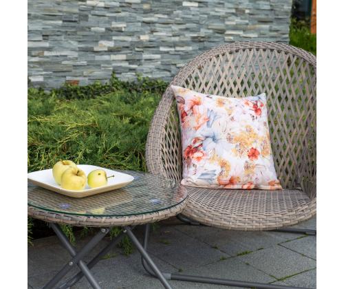 Aiamööblikomplekt TURKU 2 tool ja abilaud