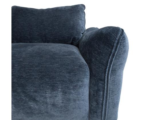 Kulmasohva ja makuualusta DIVI 276x276x102xH84cm, tumman sininen väri