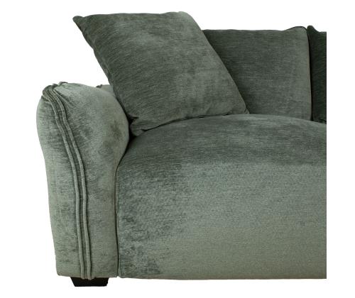 Kulmasohva DIVI PN 284x102/162xH83cm, mintunvihreä