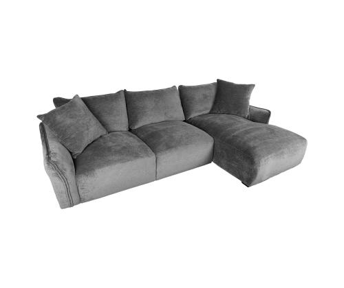 Kulmasohva DIVI PN 284x102/162xH83cm, harmaa