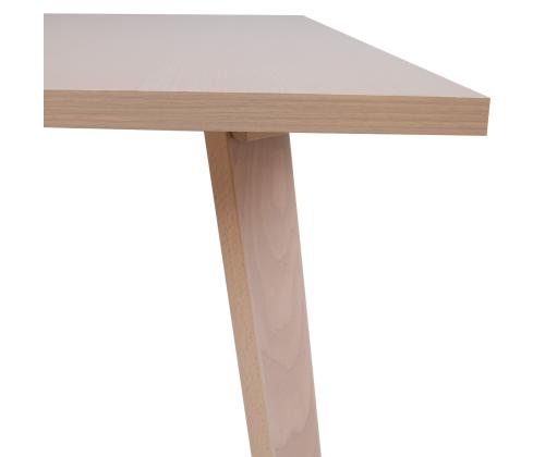 Ruokapöytä ADORA 150x90xH73cm, vaalea pyökki