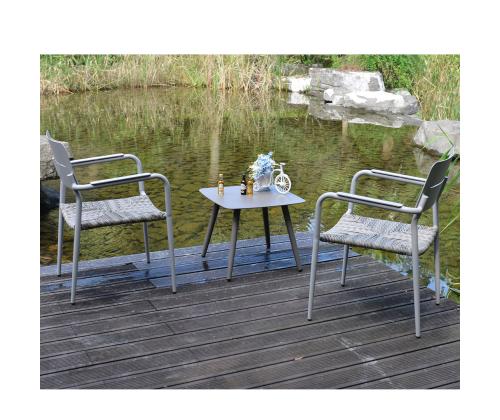 Parvekesarja COCORA pöytä, 2 tuolia, taupe