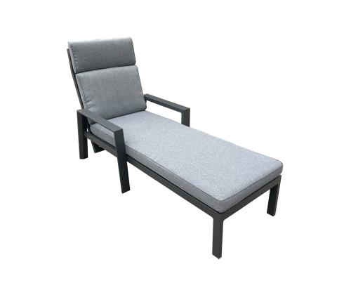 Lepotuoli CASPER harmaa