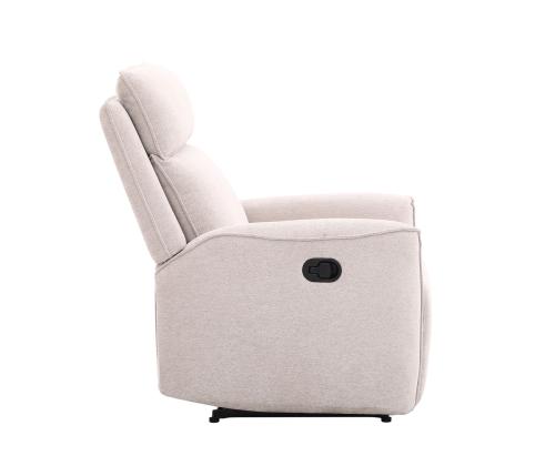 Nojatuoli MAREN manuaalinen lepotuoli 90x90xH104cm, beige väri