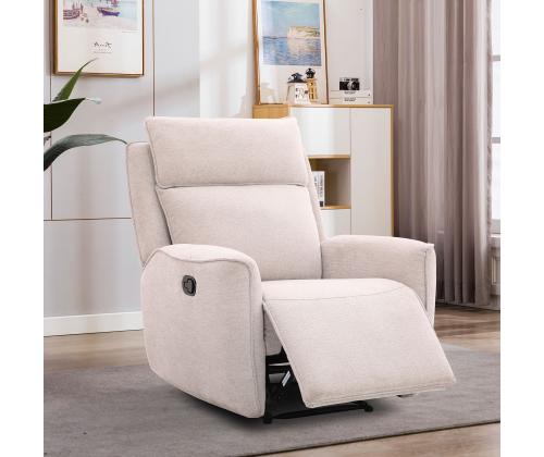 Nojatuoli MAREN manuaalinen lepotuoli 90x90xH104cm, beige väri