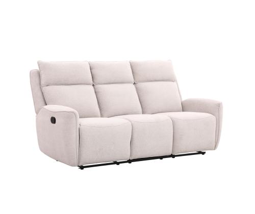 Sohva MAREN 3-istuttava manuaalinen lepotuoli 206x90xH104cm, beige