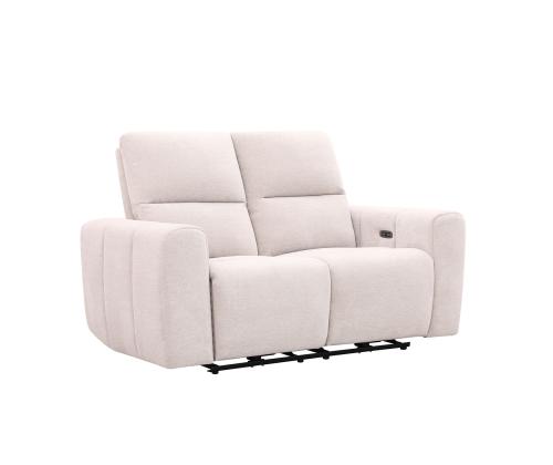 Sohva MATIAS 2-istuttava sähkökäyttöinen lepotuoli 162x90xH100cm, vaalea beige
