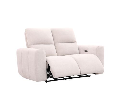 Sohva MATIAS 2-istuttava sähkökäyttöinen lepotuoli 162x90xH100cm, vaalea beige