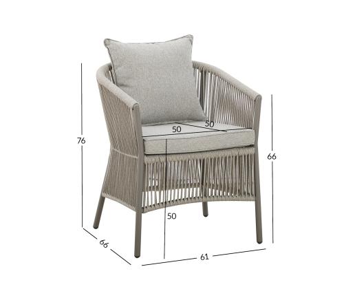 Työkalu SILVA 61x66xH76cm, harmaa beige