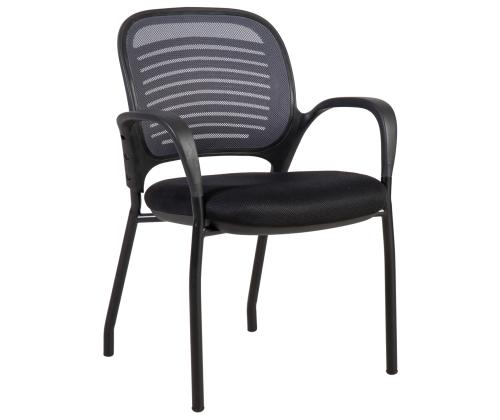 Asiakastuoli TORINO 59x59xH84cm, harmaa/musta