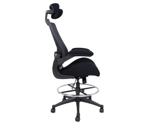 Korkea työtuoli MILLER musta