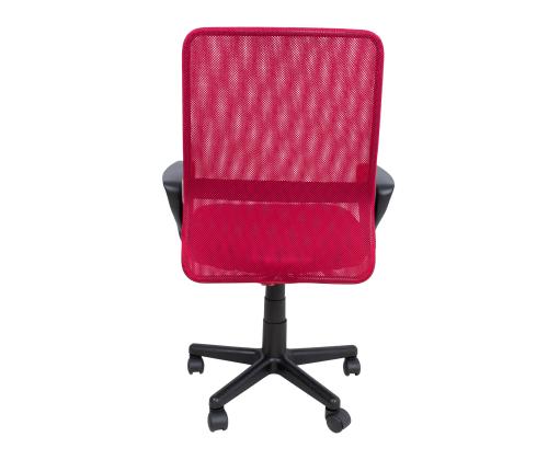 Tietokonetuoli/työtuoli BELINDA, 59x56xH86,5-98,5cm, musta/punainen, polyesterikangas, muovia