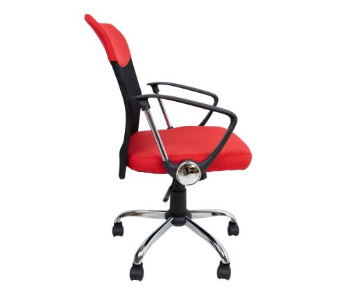 Tietokonetuoli/työtuoli DARIUS, 57x57xH93-103cm, punainen/musta, polyesterikangas, metalli