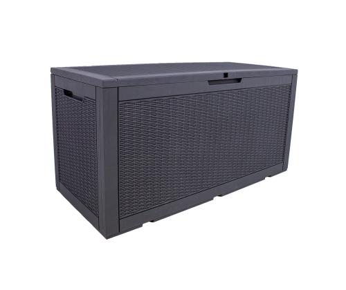 Säilytyslaatikko SAYA 122x54,5x62,3cm, harmaa muovi