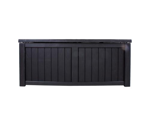 Säilytyslaatikko PRAIA 143x67,5x60,5cm, musta muovi