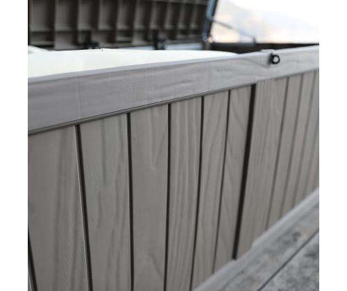 Säilytyslaatikko PRAIA 143x67,5x60,5cm, musta muovi