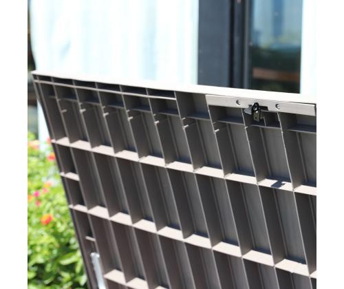 Säilytyslaatikko PRAIA 143x67,5x60,5cm, musta muovi