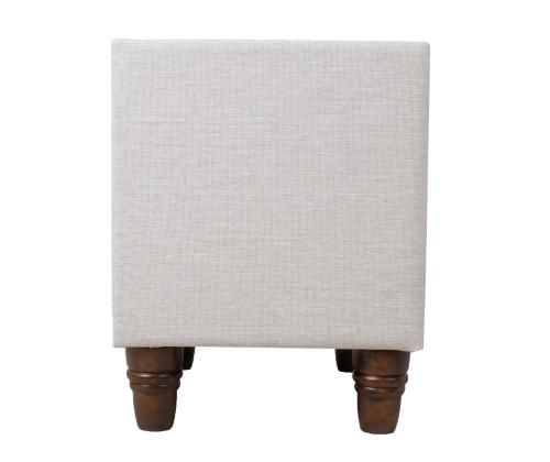 Yöpöytä EMILIA 50,5x41xH51,5cm, vaalea beige