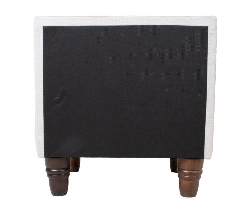 Yöpöytä EMILIA 50,5x41xH51,5cm, vaalea beige