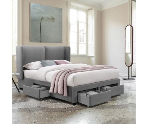 Sänky SUGI 160x200cm, harmaa