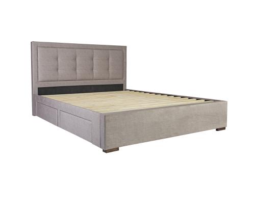 Sänky DUKE 160x200cm, ilman patjaa, beige˛