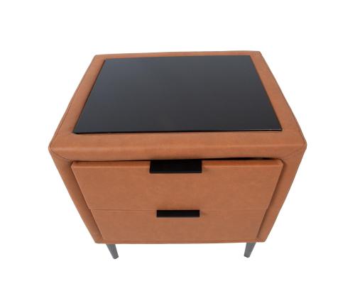 Yöpöytä LENA 50,5x41xH54cm, konjakinruskea