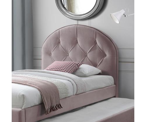 Sänky LARA 90x205cm, ilman patjaa, violetti pinkki