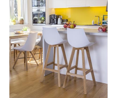 Baarijakkara SONJA 41x41,5xH99cm, valkoinen