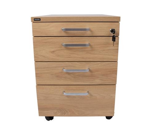 Laatikkolaatikko ERGO 60x43xH60cm, hikkoripuu, melamiinilevy