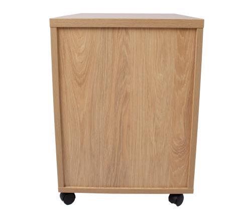 Laatikkolaatikko ERGO 60x43xH60cm, hikkoripuu, melamiinilevy