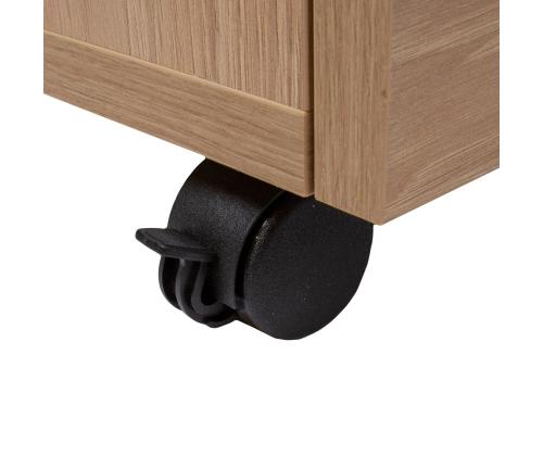 Laatikkolaatikko ERGO 60x43xH60cm, hikkoripuu, melamiinilevy