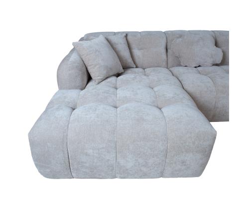 Kulmasohva vuodesohva FORTE U-muotoinen PN, harmaa