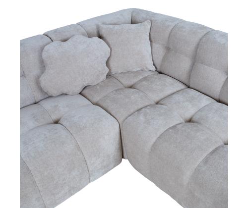 Kulmasohva vuodesohva FORTE U-muotoinen PN, harmaa