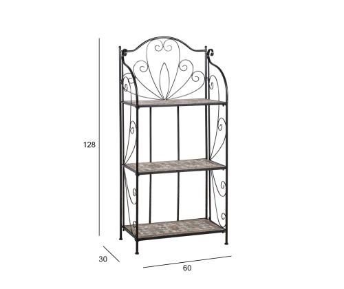 Hylly MOSAIC 60x30xH128cm