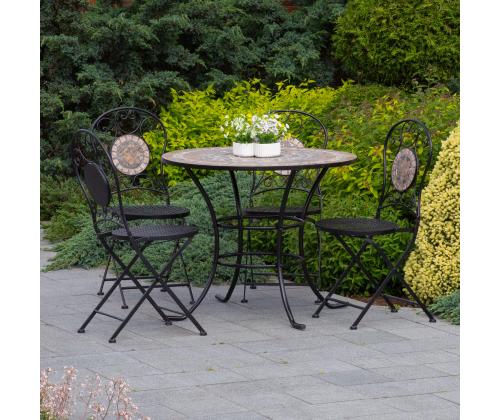 Tuoli MOSAIC 40x51xH90cm, musta metalli